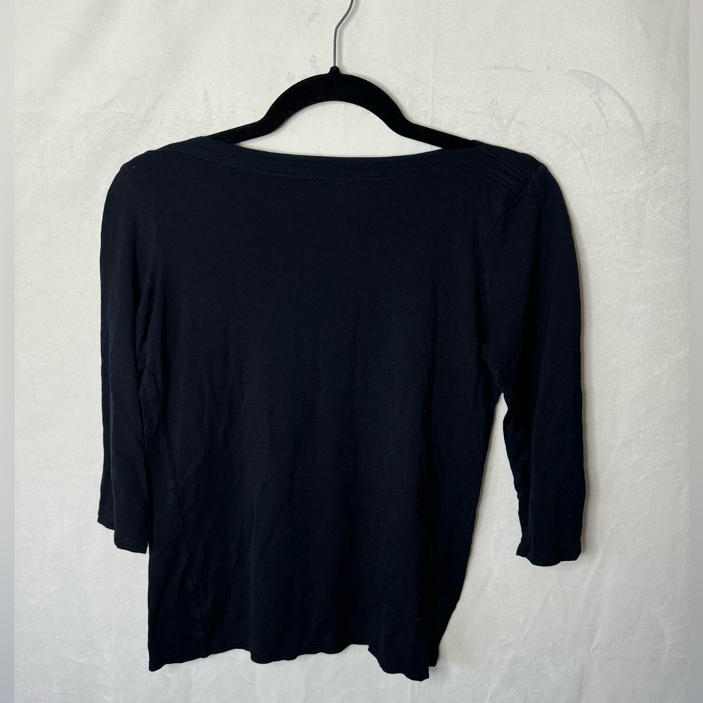GAP NAVY 3/4 SLEEVE SHIRT